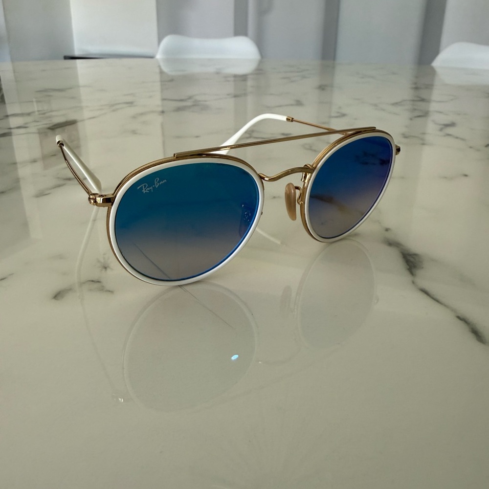 Ray-Ban Double Round Bridge Sunglasses